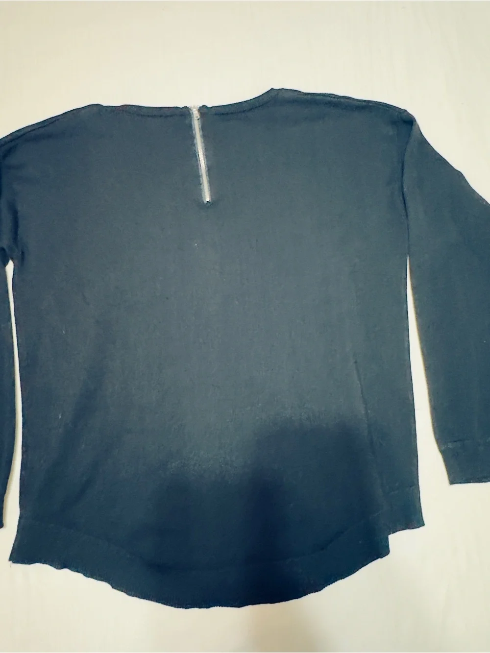 Cable & Gauge Women's Black Long-Sleeve Pullover Sweater size Large